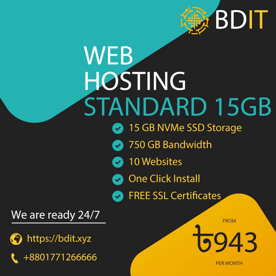 Web Hosting Standard 15GB